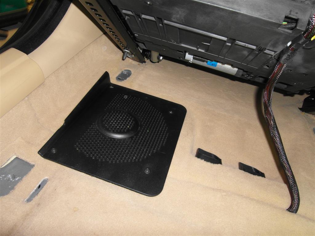 add subwoofer on E60 models without amp 