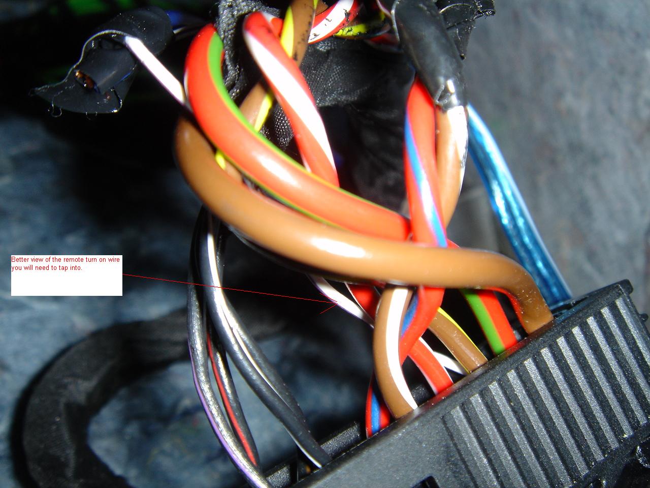 How to add an aftermarket sub/amp - 5Series.net - Forums aftermarket gauges wiring diagram 