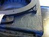 BMW E60 under-seat Sub Spacers-second-skin-applied-close-up-1.jpg