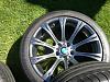 For Sale OEM e60 M5 19&#34; Staggered Wheels (Style 166) Gunmetal Powd-rear-tire-2.jpg