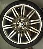 BMW style 172 staggered 19" set with three OEM tires and TPMS-front1-1.jpg