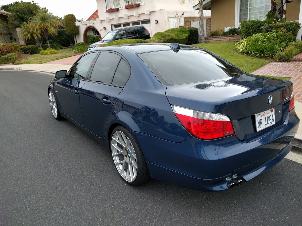 staggered 20 inch wheels from BMW e60 2006 530i 1200