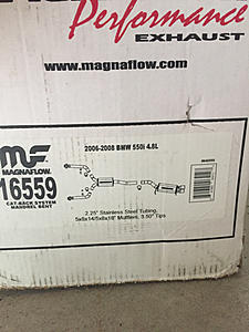 For Sale: Used E60 550i Magnaflow 2.25 Stainless Steel Tubing w/3.50 Tips PN# 16559-mag1.jpg