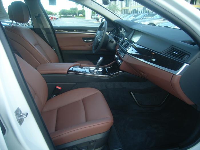 F10 Interior CinnamonBrown  DarkWood  -  Cinnamon Brown Dakota Leather