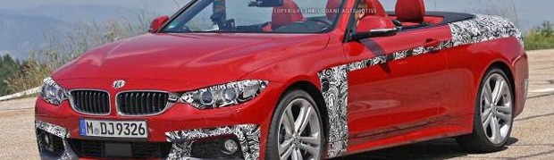 BMW 4 Series Convertible Spied