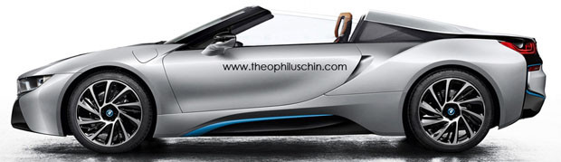 BMW i8 Spyder Rendered Side Featured