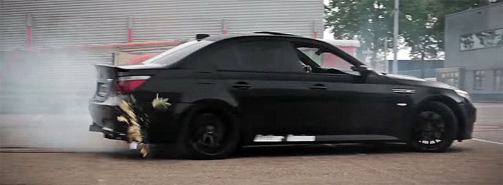 This BMW M5 Shows us the Best Way to Cut a Pineapple