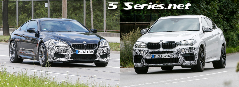 BMW M6 and X6 M Spy Shots Slider