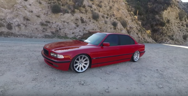E38 BMW 7 Series Shows How Low You Can Go
