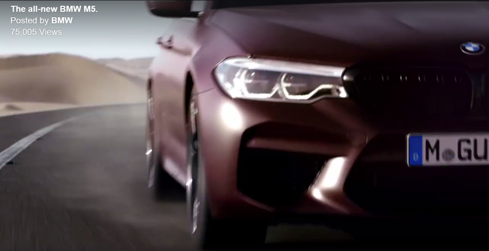 BMW Teases New M5 One Last Time