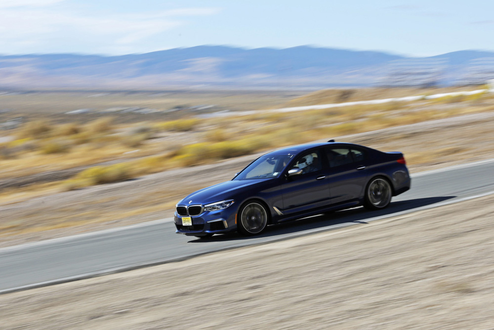 BMW M550i at Willow Springs